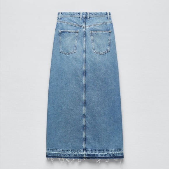Zara Skirts Nwt Zara Denim Skirt Poshmark